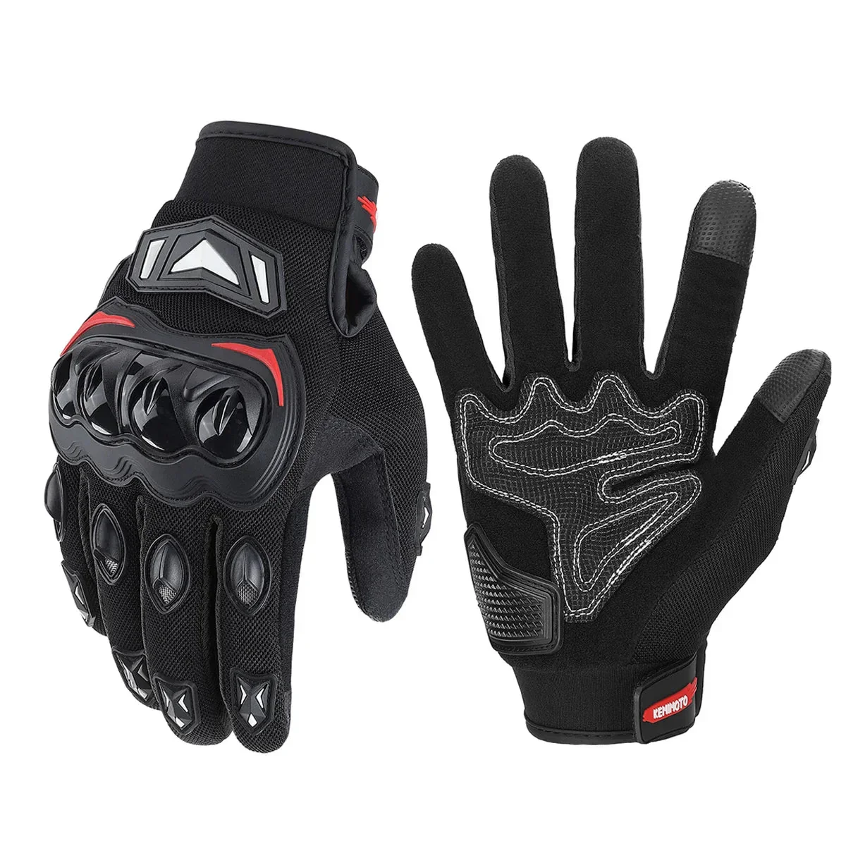 Gloves Summer Riding Hard Knuckle Touchscreen Gloves - Image 11