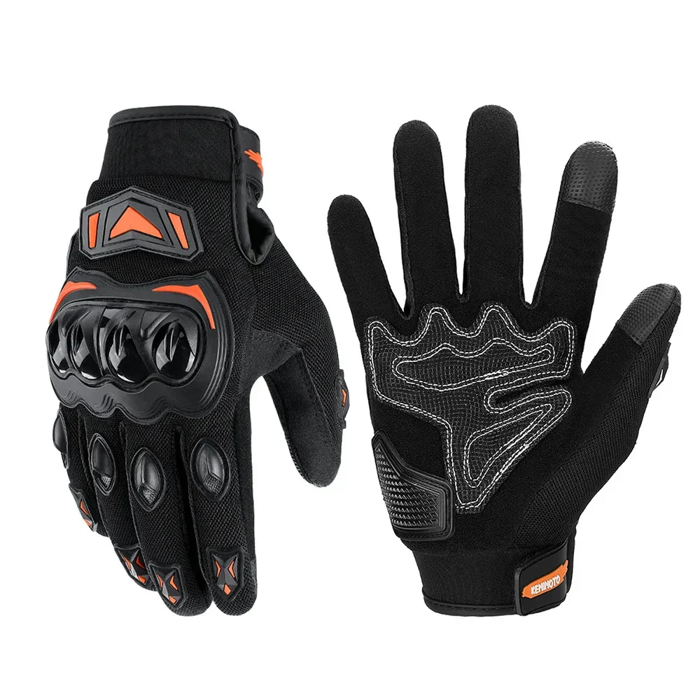 Gloves Summer Riding Hard Knuckle Touchscreen Gloves - Image 12