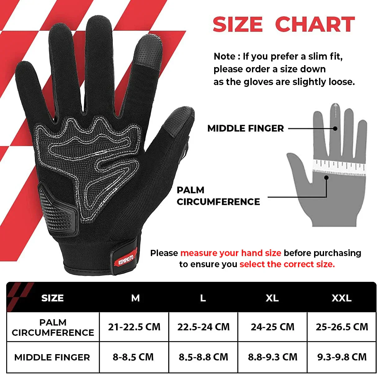 Gloves Summer Riding Hard Knuckle Touchscreen Gloves - Image 14