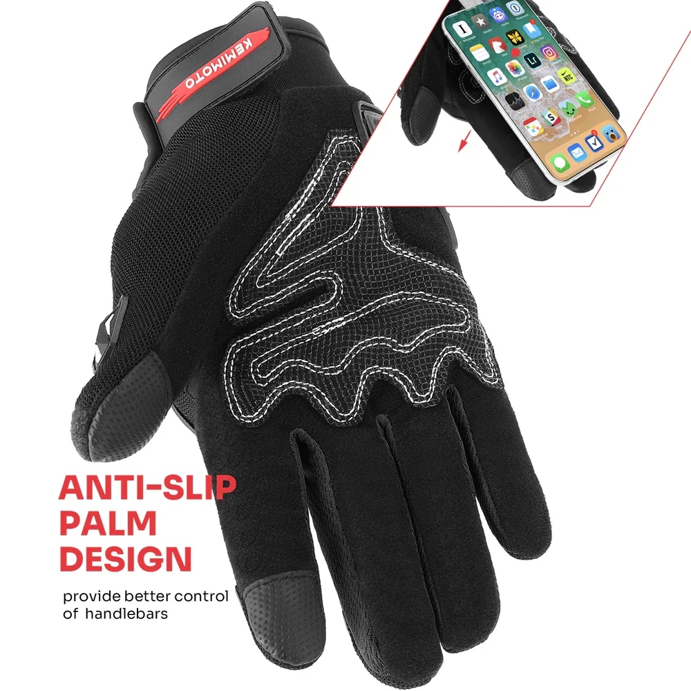 Gloves Summer Riding Hard Knuckle Touchscreen Gloves - Image 19