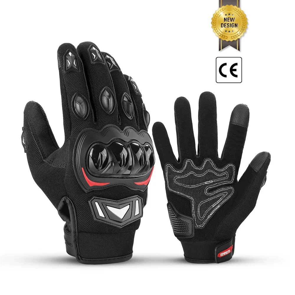 Gloves Summer Riding Hard Knuckle Touchscreen Gloves - Image 20