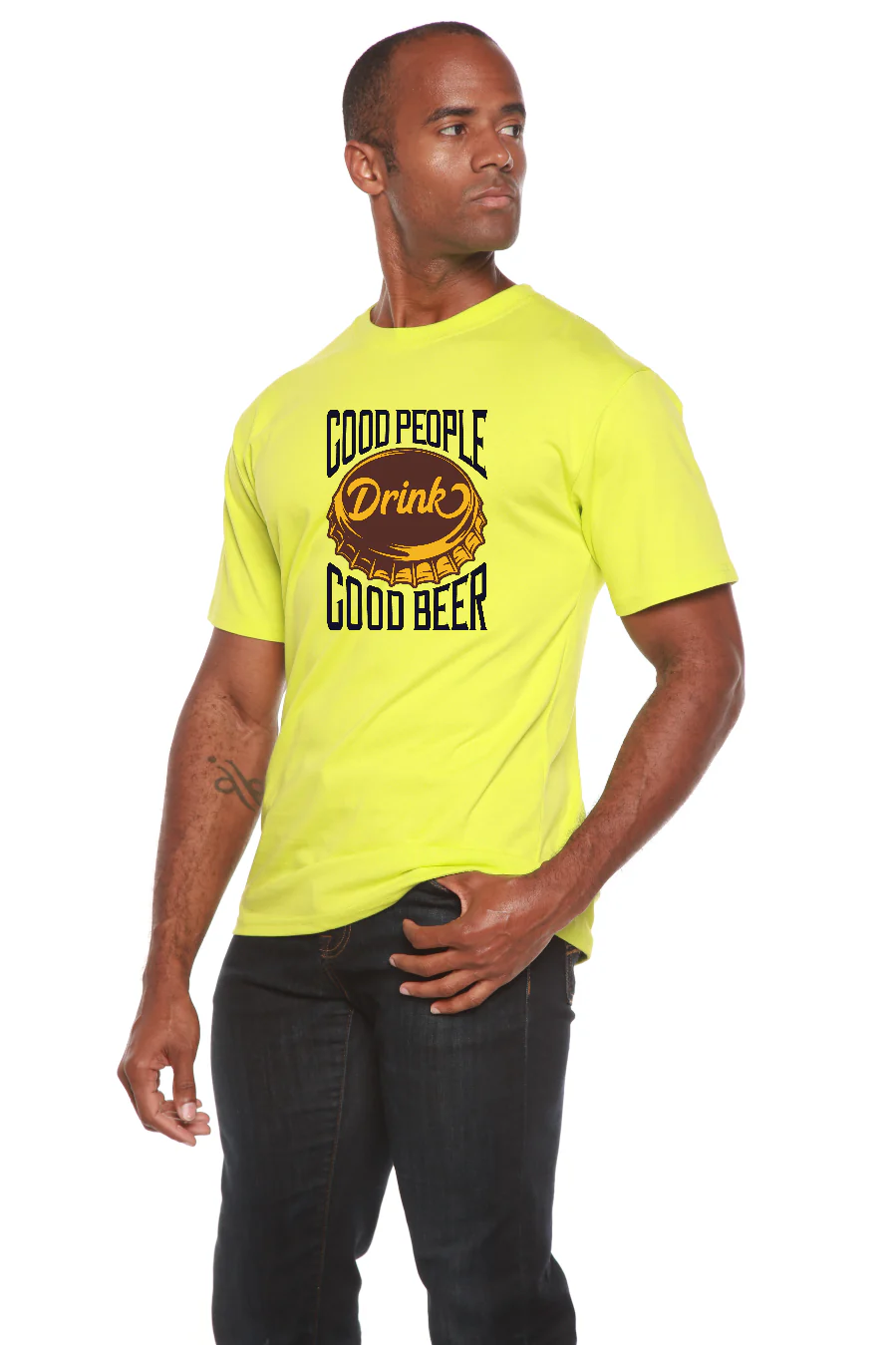 Good People Men's Bamboo Viscose/Organic Cotton Short Sleeve Graphic T-Shirt - Image 5
