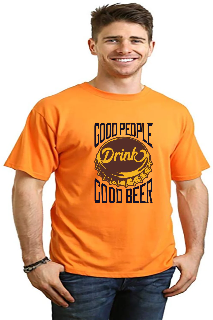 Good People Men's Bamboo Viscose/Organic Cotton Short Sleeve Graphic T-Shirt - Image 7