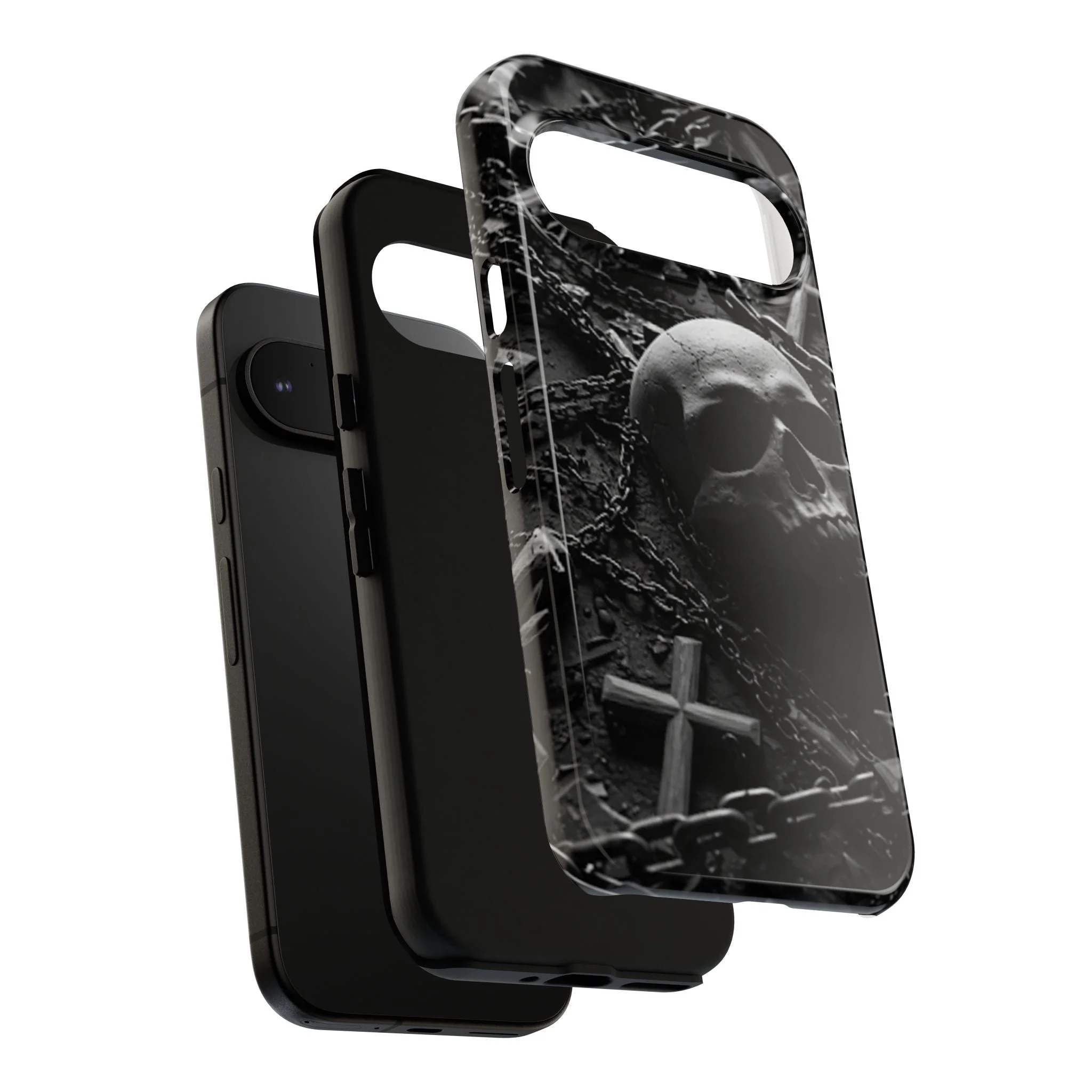 Gothic Skull Tough Phone Case - Image 108