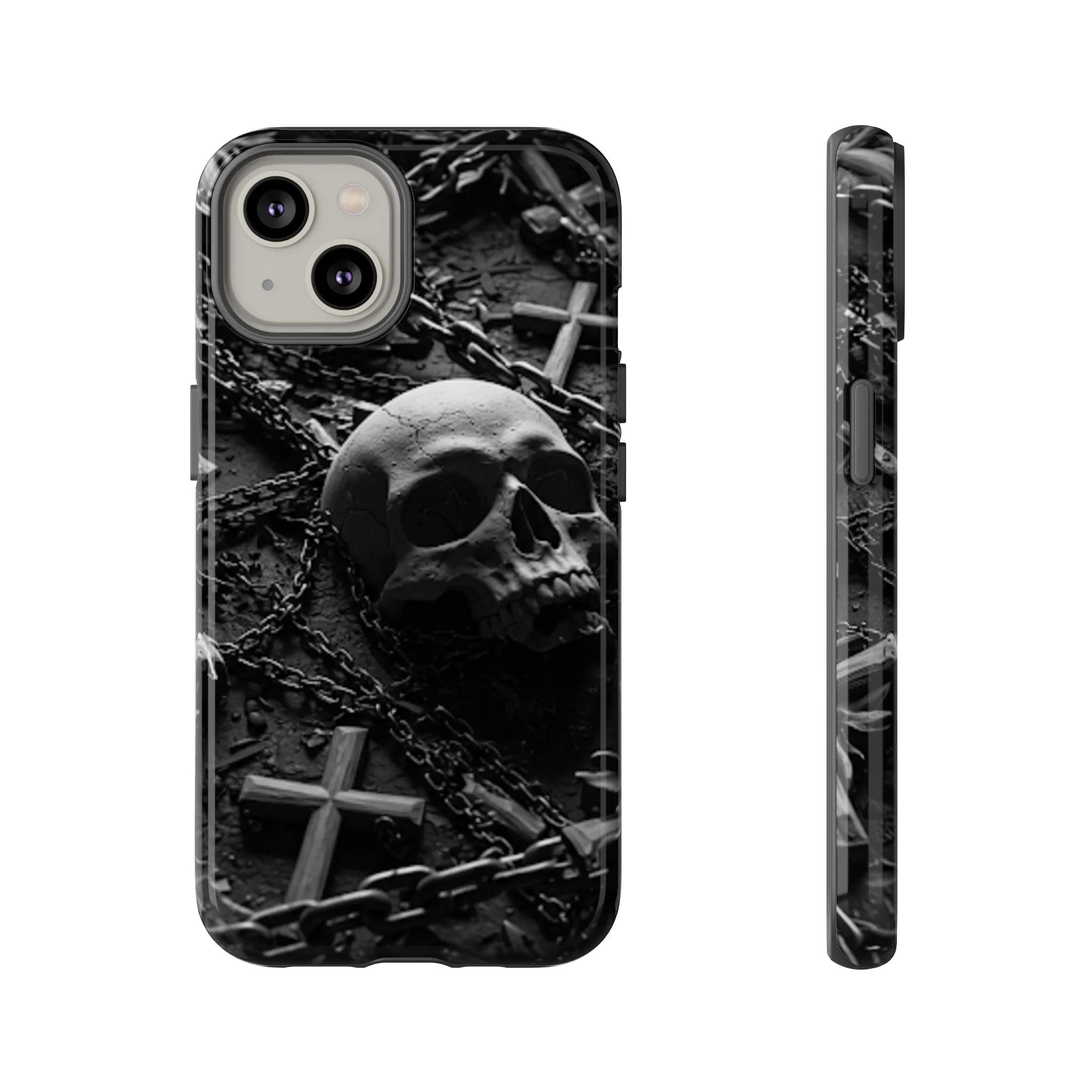 Gothic Skull Tough Phone Case - Image 23