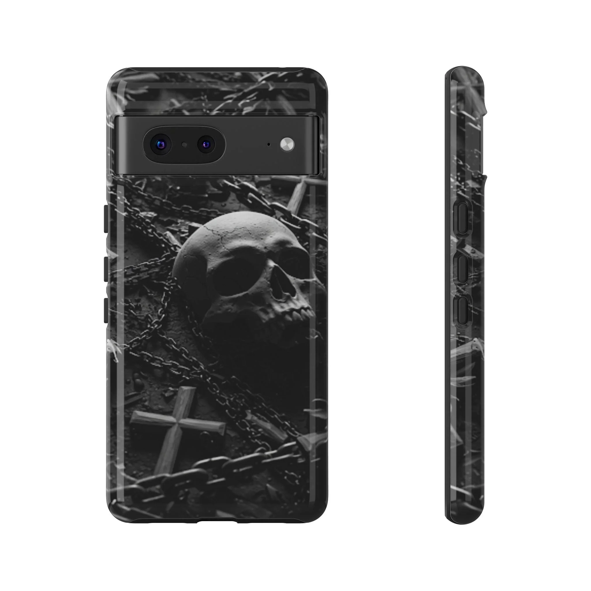 Gothic Skull Tough Phone Case - Image 27