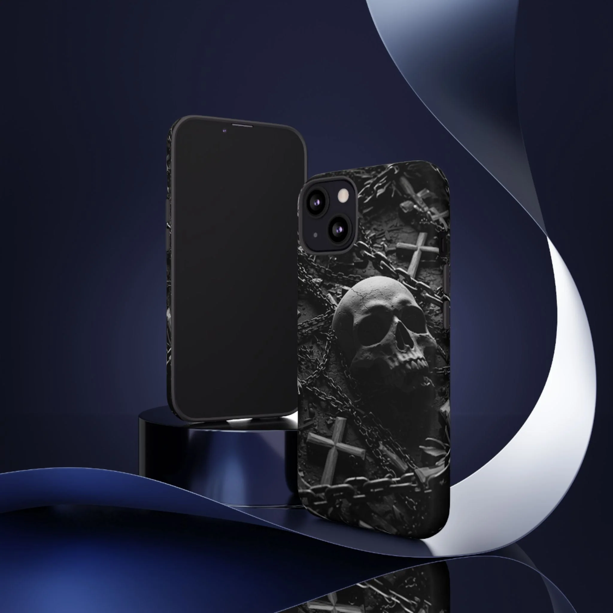 Gothic Skull Tough Phone Case - Image 48