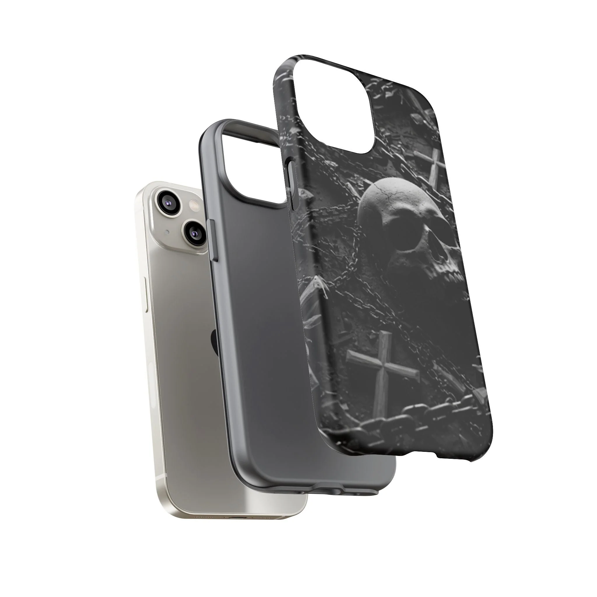Gothic Skull Tough Phone Case - Image 59
