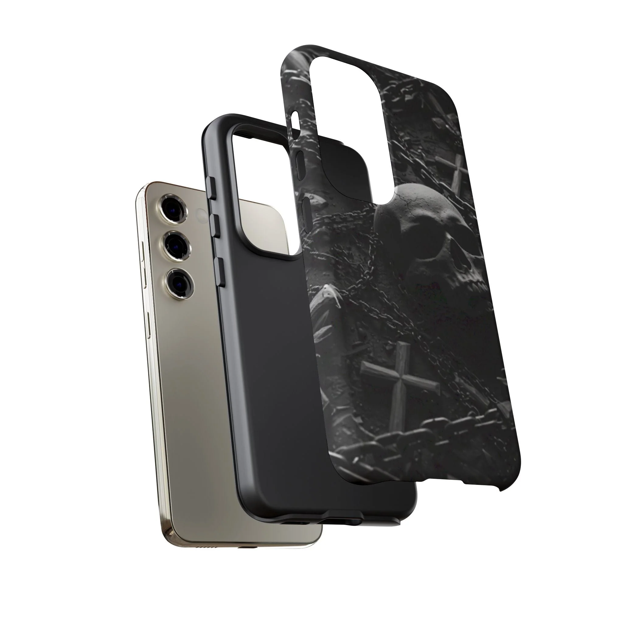 Gothic Skull Tough Phone Case - Image 65
