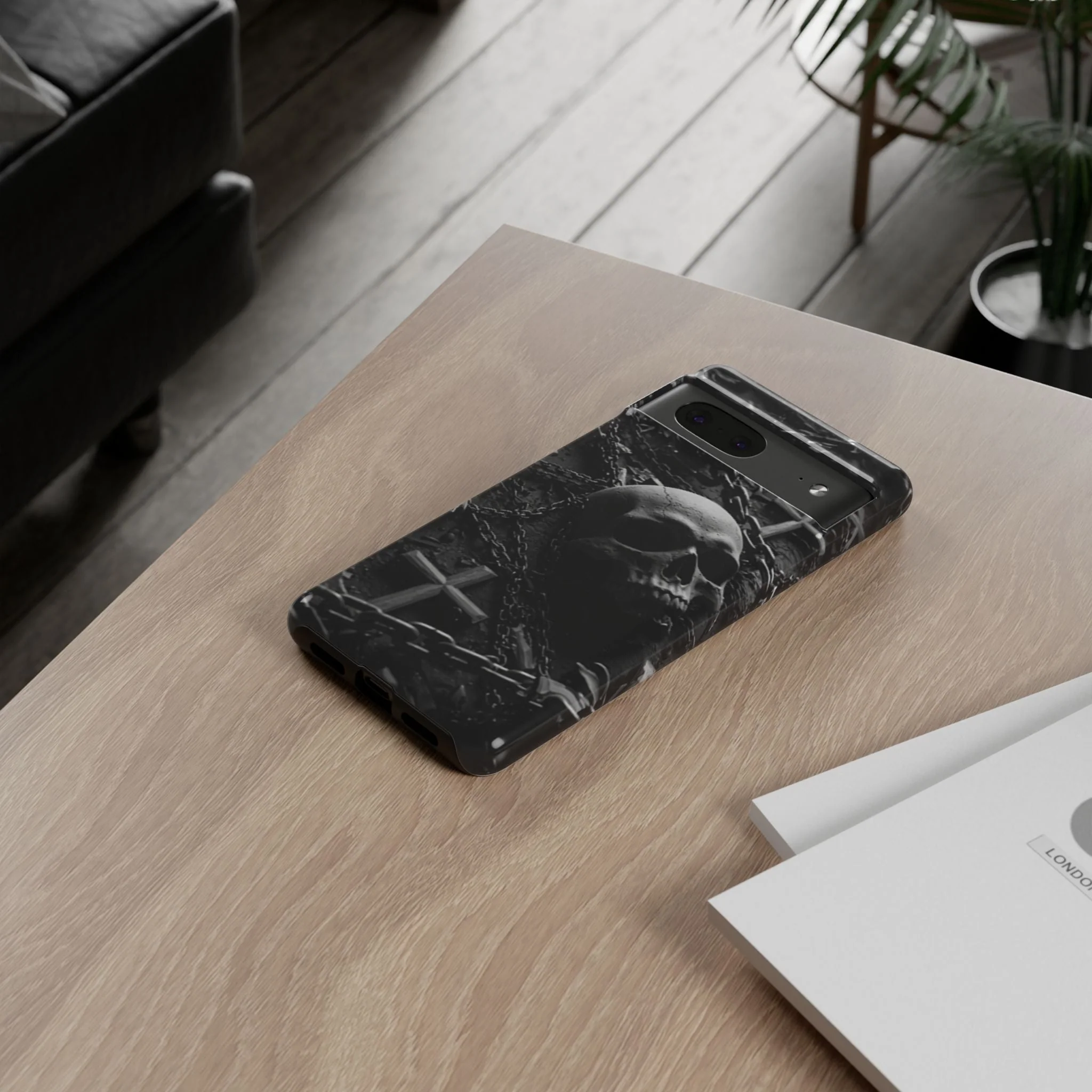 Gothic Skull Tough Phone Case - Image 69