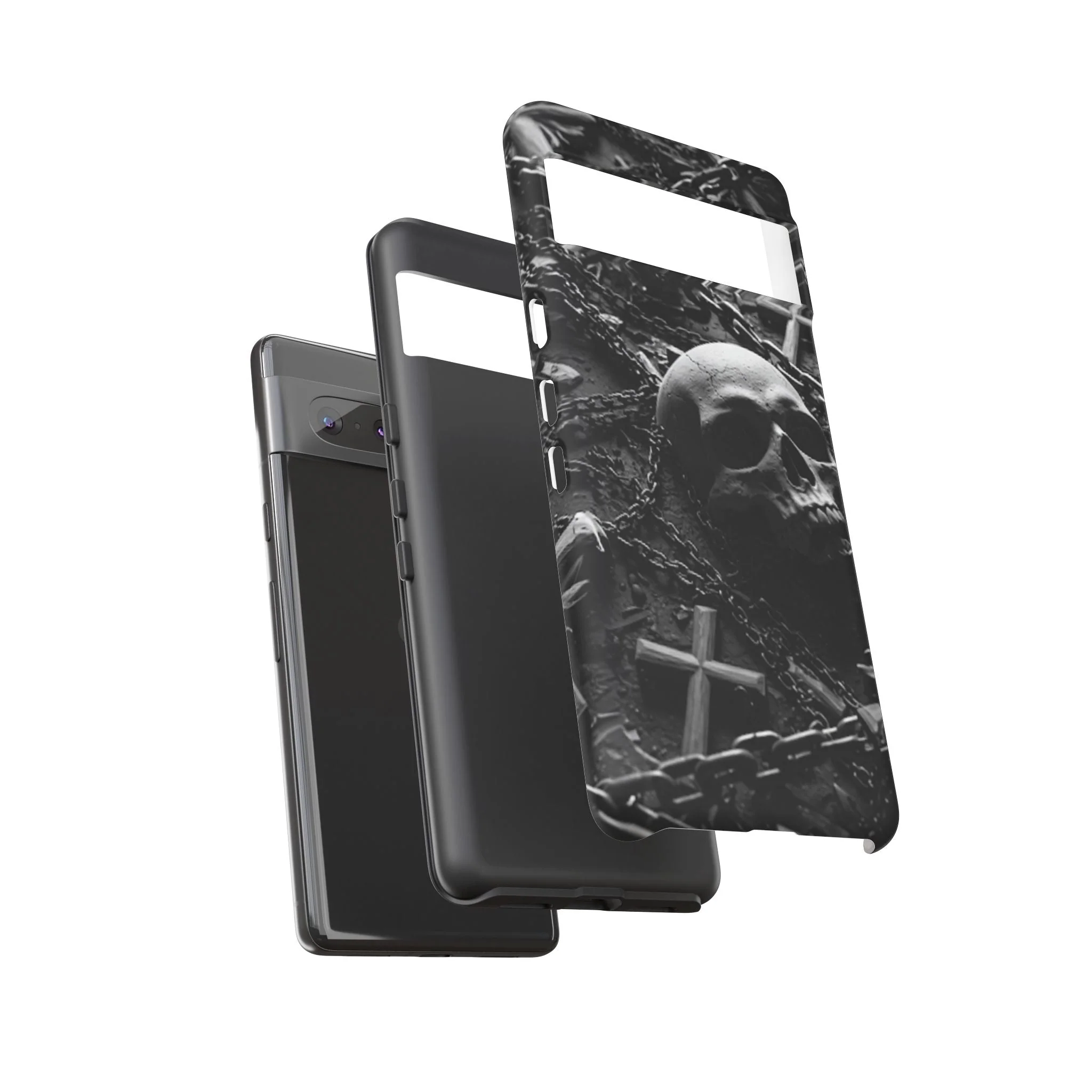 Gothic Skull Tough Phone Case - Image 71