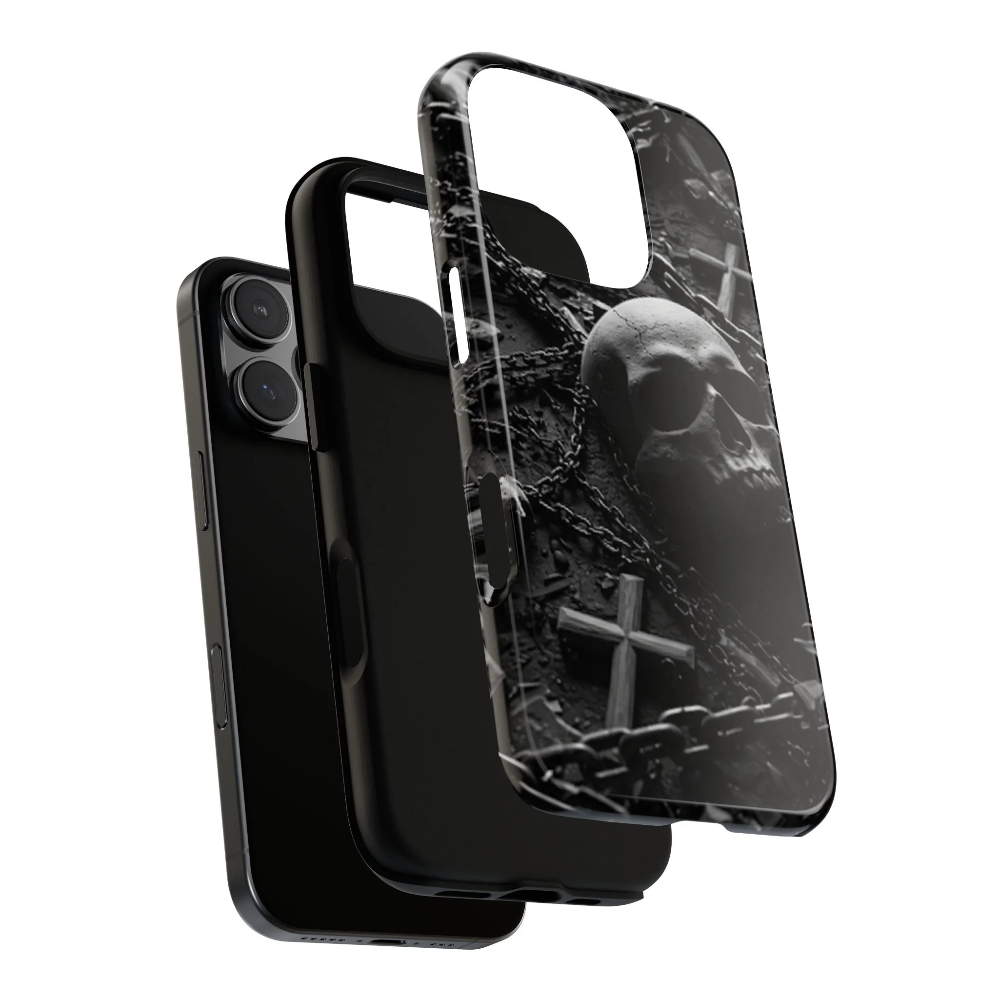 Gothic Skull Tough Phone Case - Image 96