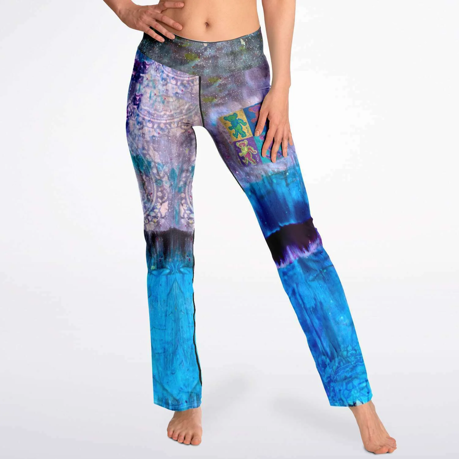 Grateful Bears Flare Leggings - Image 6
