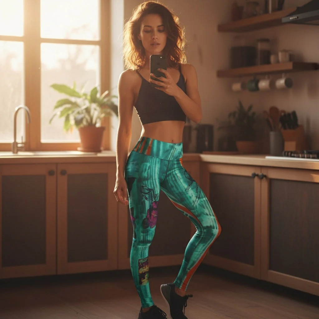Gratitude High Waist Leggings - Image 4