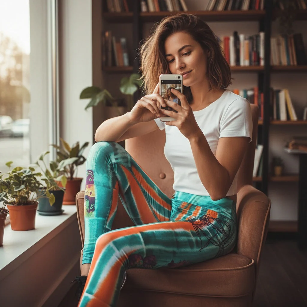 Gratitude with Maria Yoga Leggings - Image 9