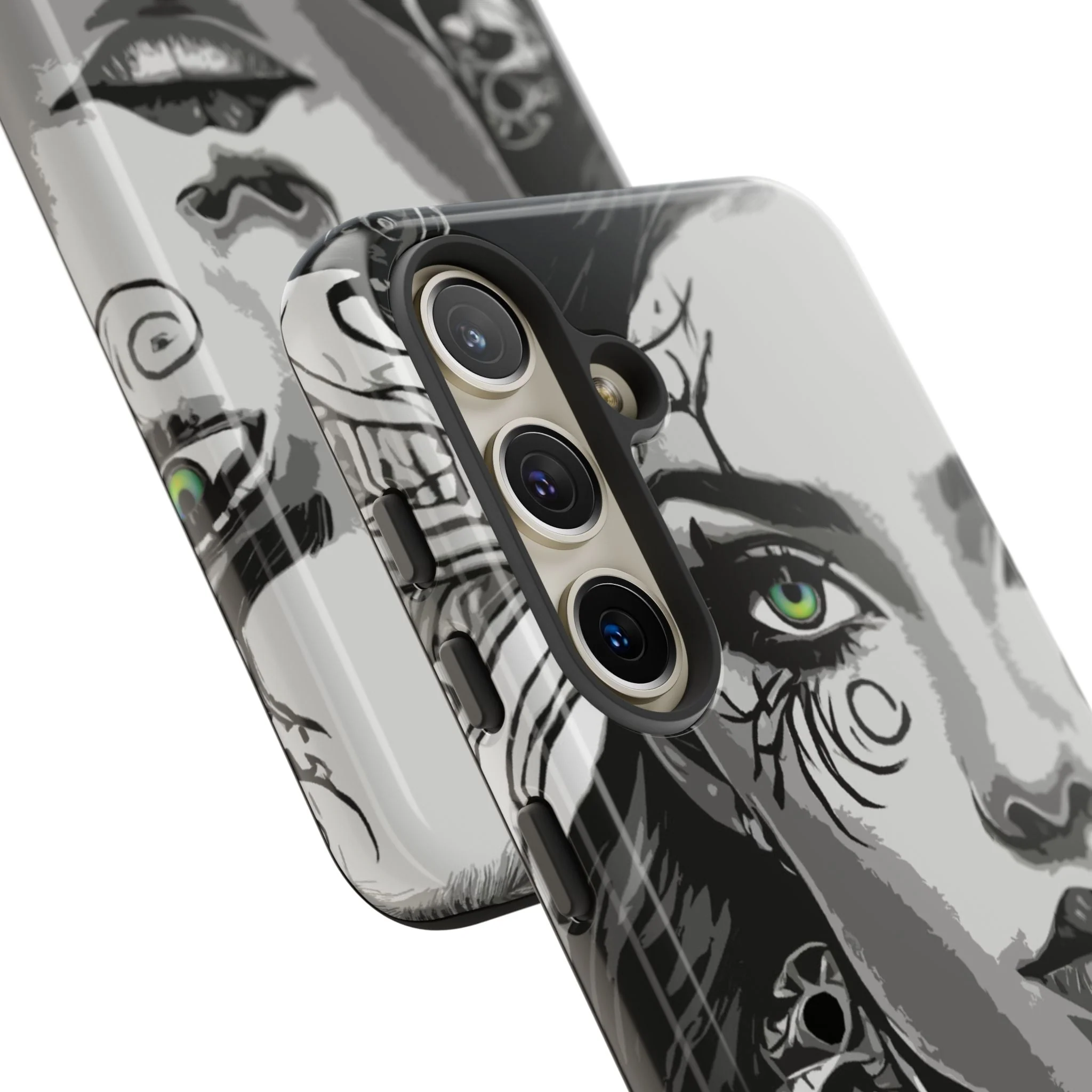 Green Eyed Devilish Beauty Tough Phone Case - Image 75
