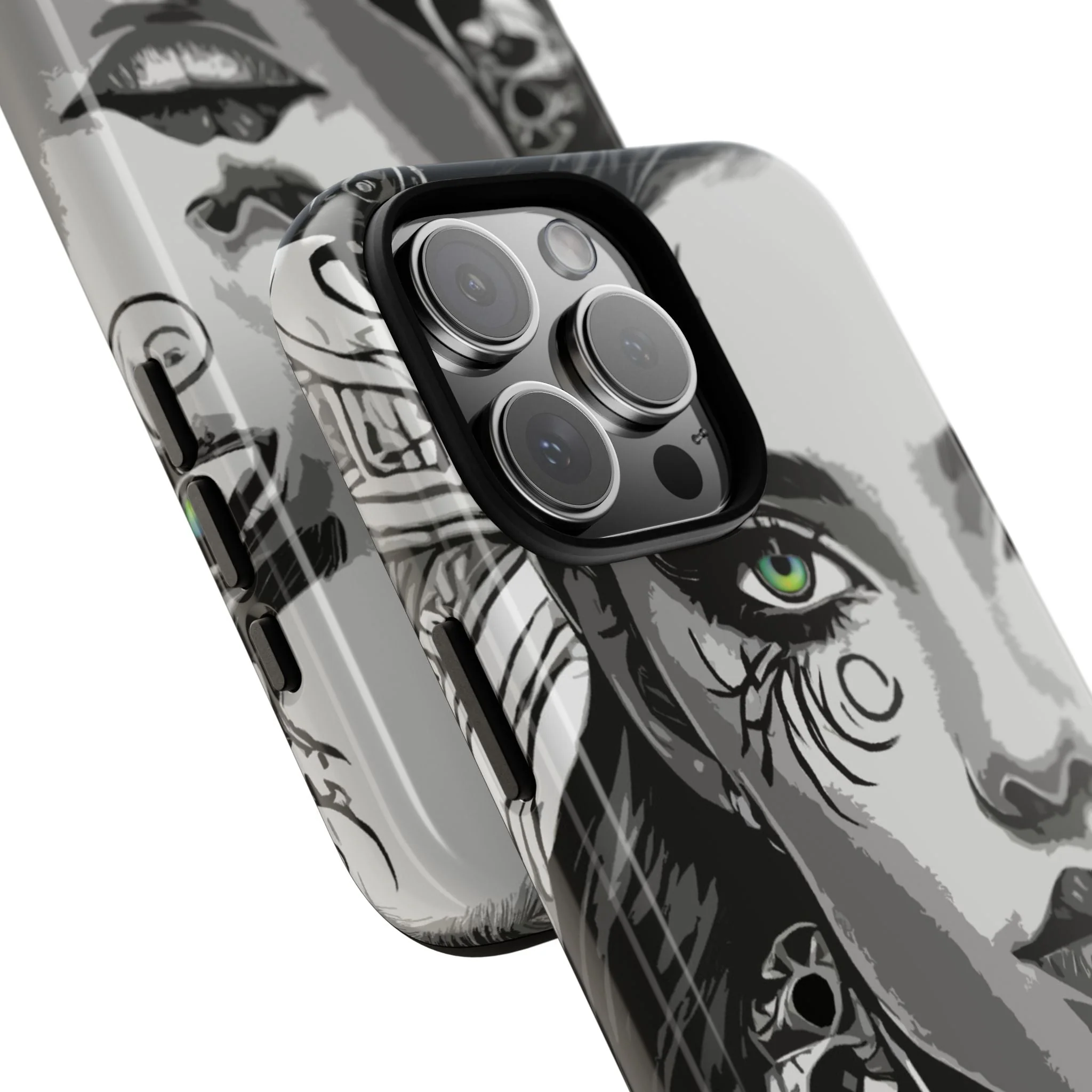 Green Eyed Devilish Beauty Tough Phone Case - Image 87