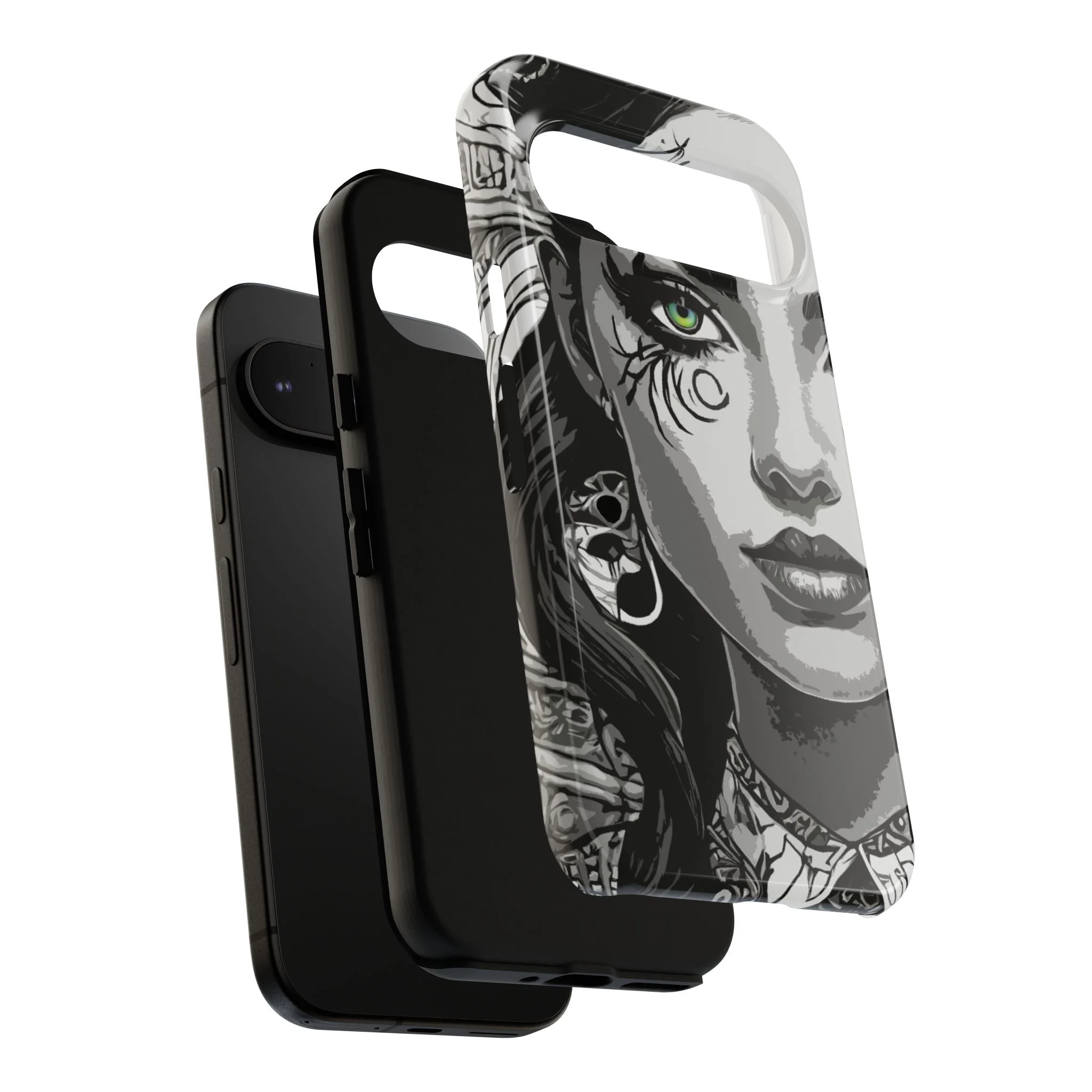 Green Eyed Devilish Beauty Tough Phone Case - Image 94