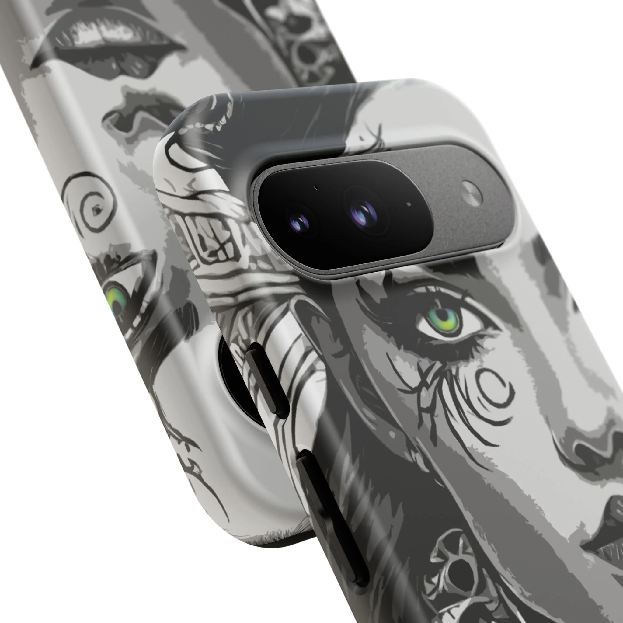 Green Eyed Devilish Beauty Tough Phone Case - Image 95