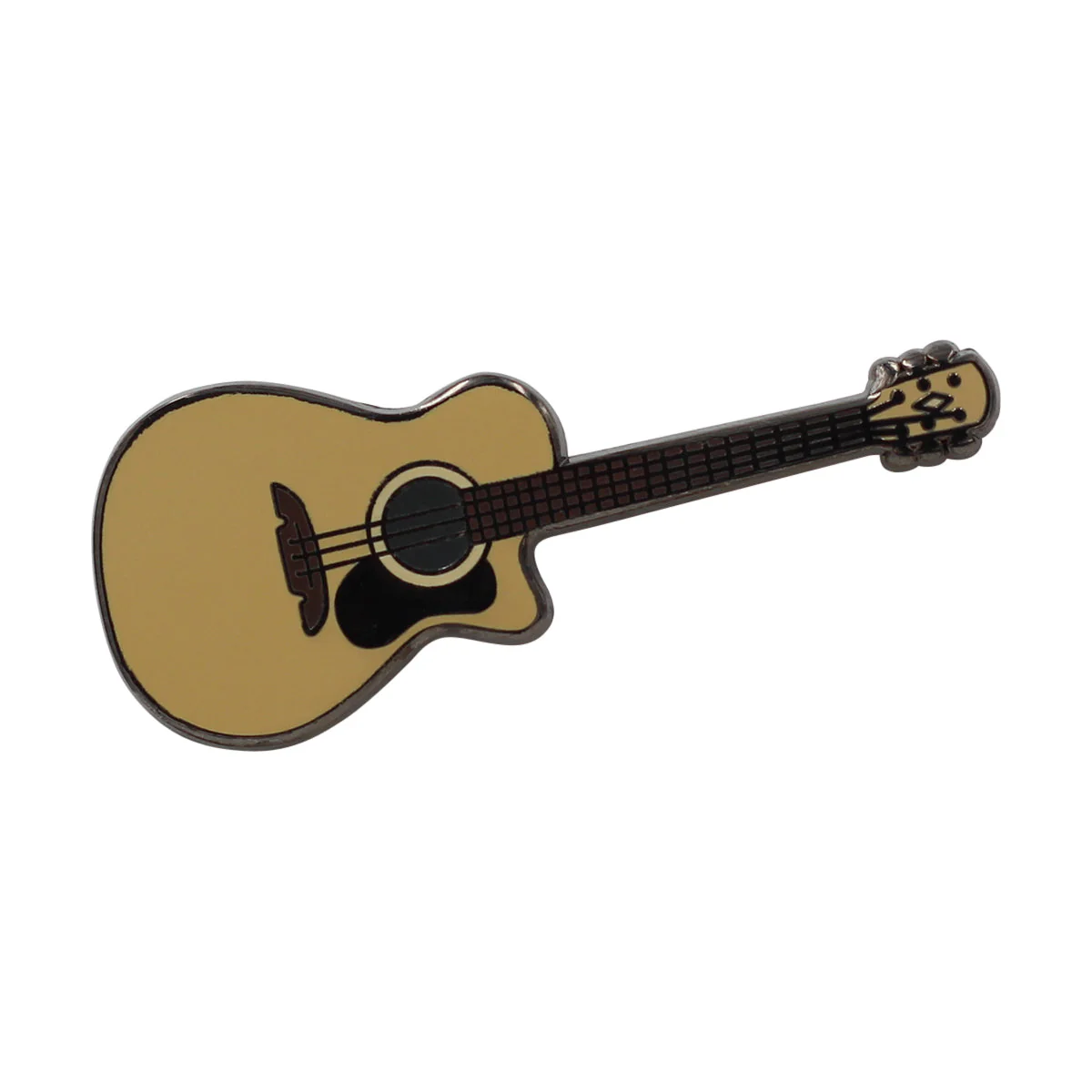 Guitar Enamel Lapel Pin - Celebrating the Beauty of Music - Image 2