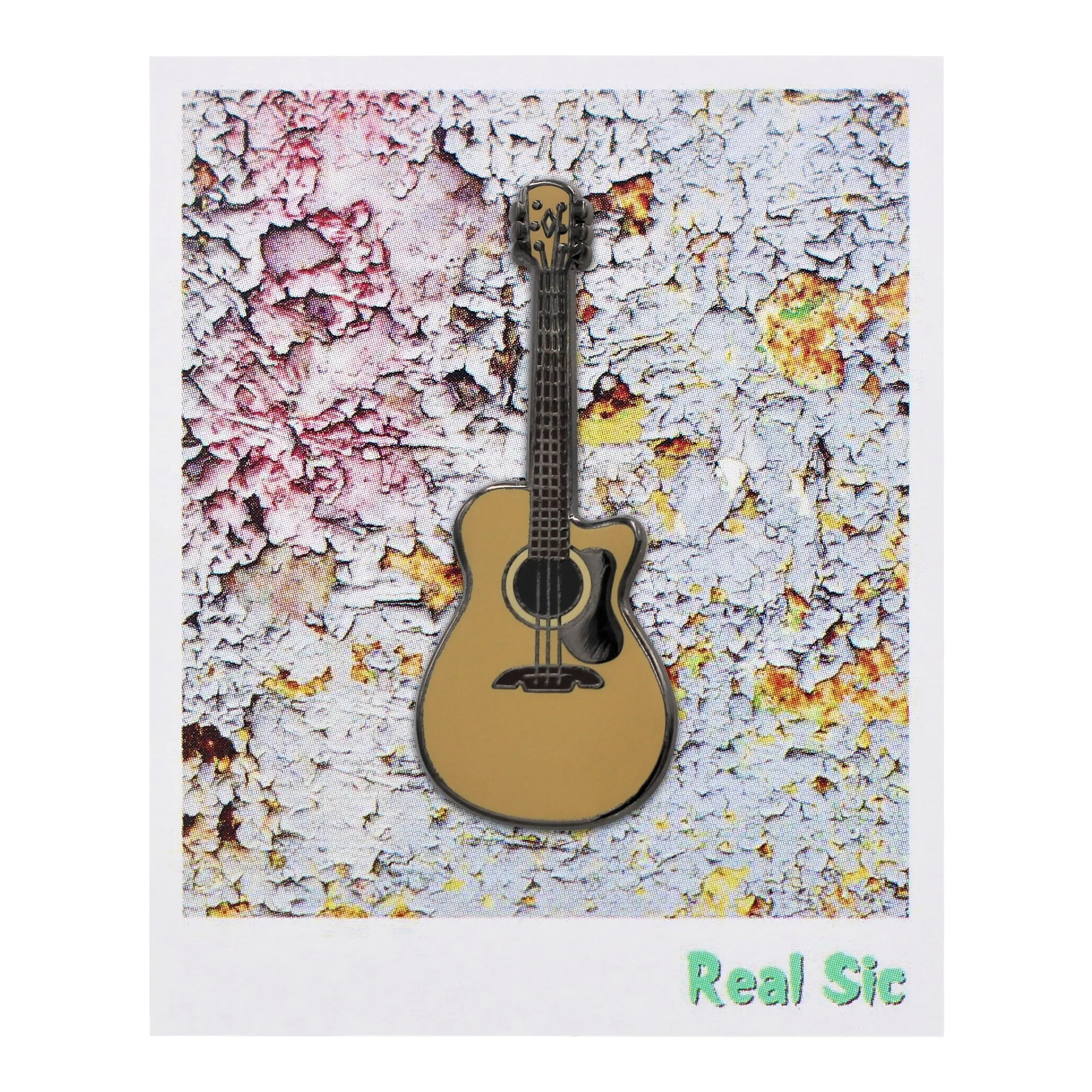 Guitar Enamel Lapel Pin - Celebrating the Beauty of Music - Image 3