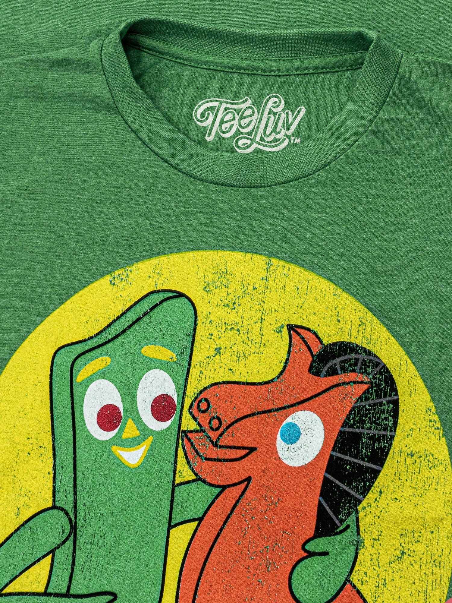 Gumby and Pokey T-Shirt - Green - Image 2