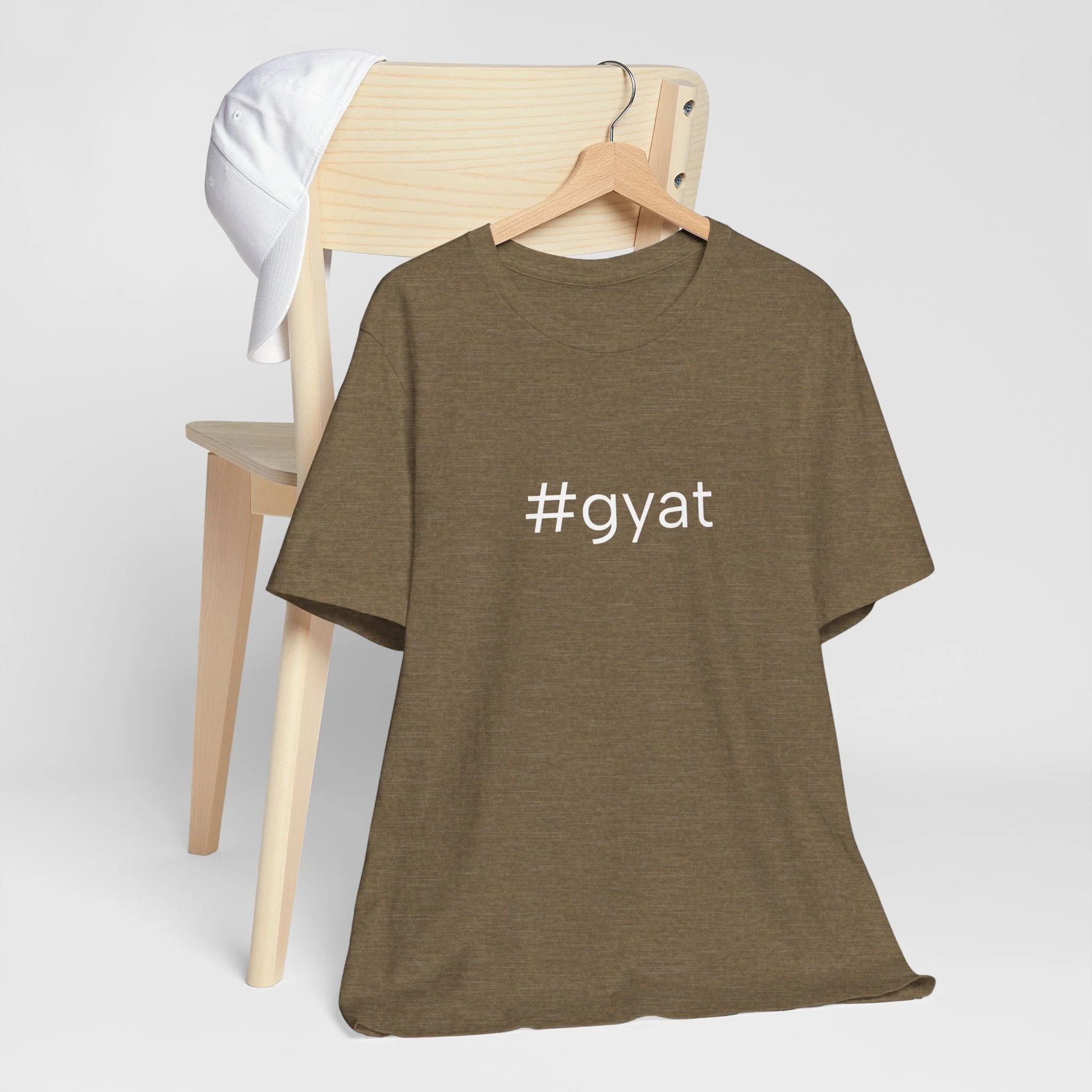 #gyat Unisex High End Cotton Short Sleeve Tee - Image 85