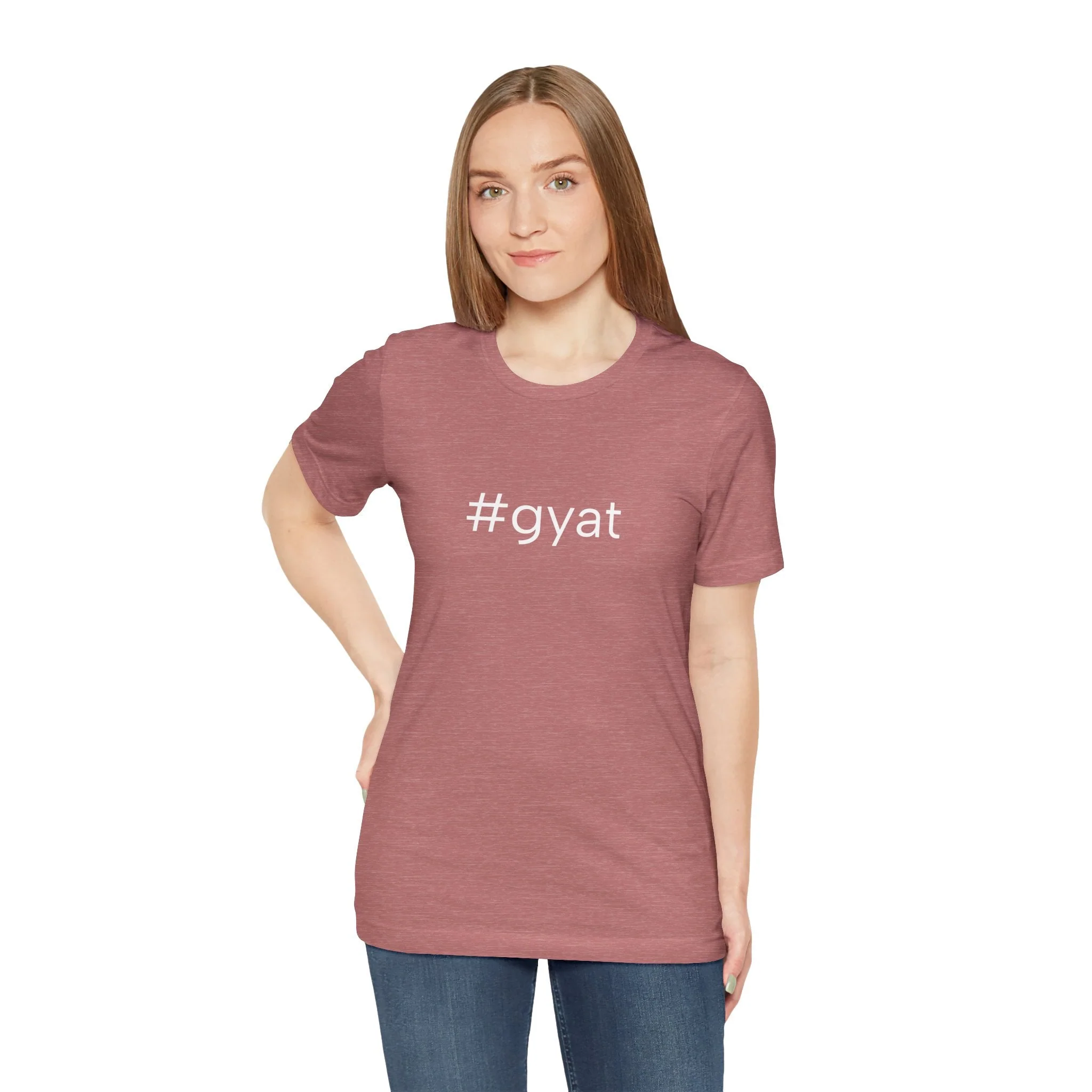 #gyat Unisex High End Cotton Short Sleeve Tee - Image 91