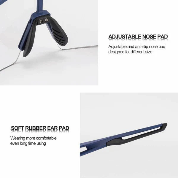Half Frame Photochromic Cycling Sunglasses - Image 11
