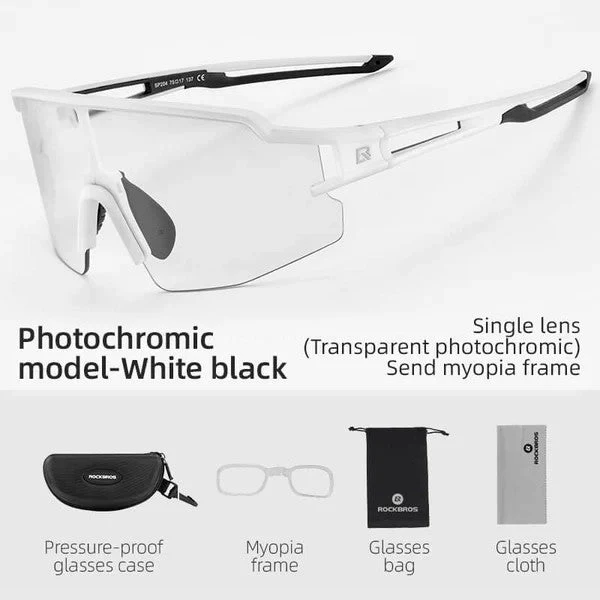 Half Frame Photochromic Cycling Sunglasses - Image 19