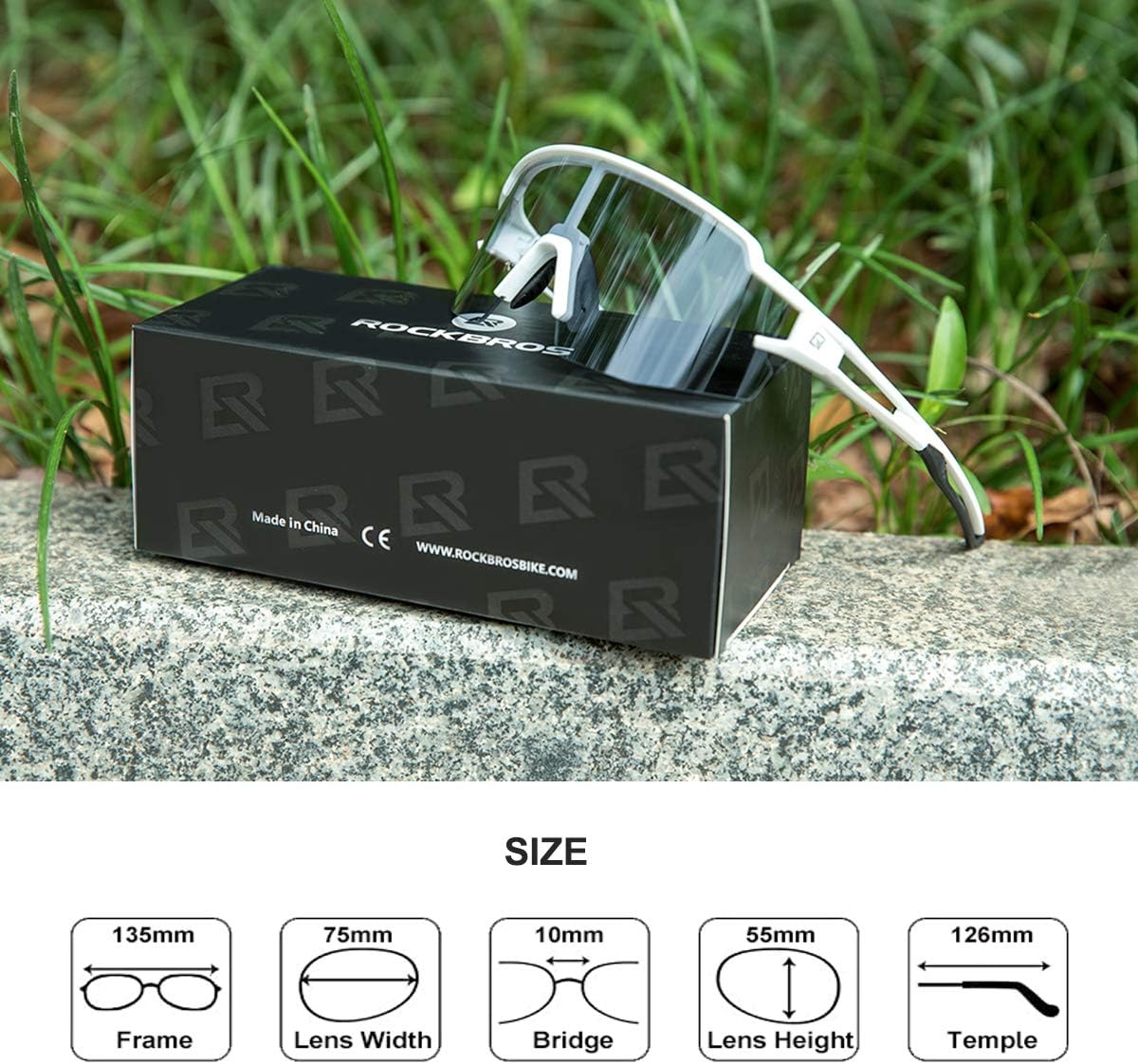 Half Frame Photochromic Sunglasses - Image 30