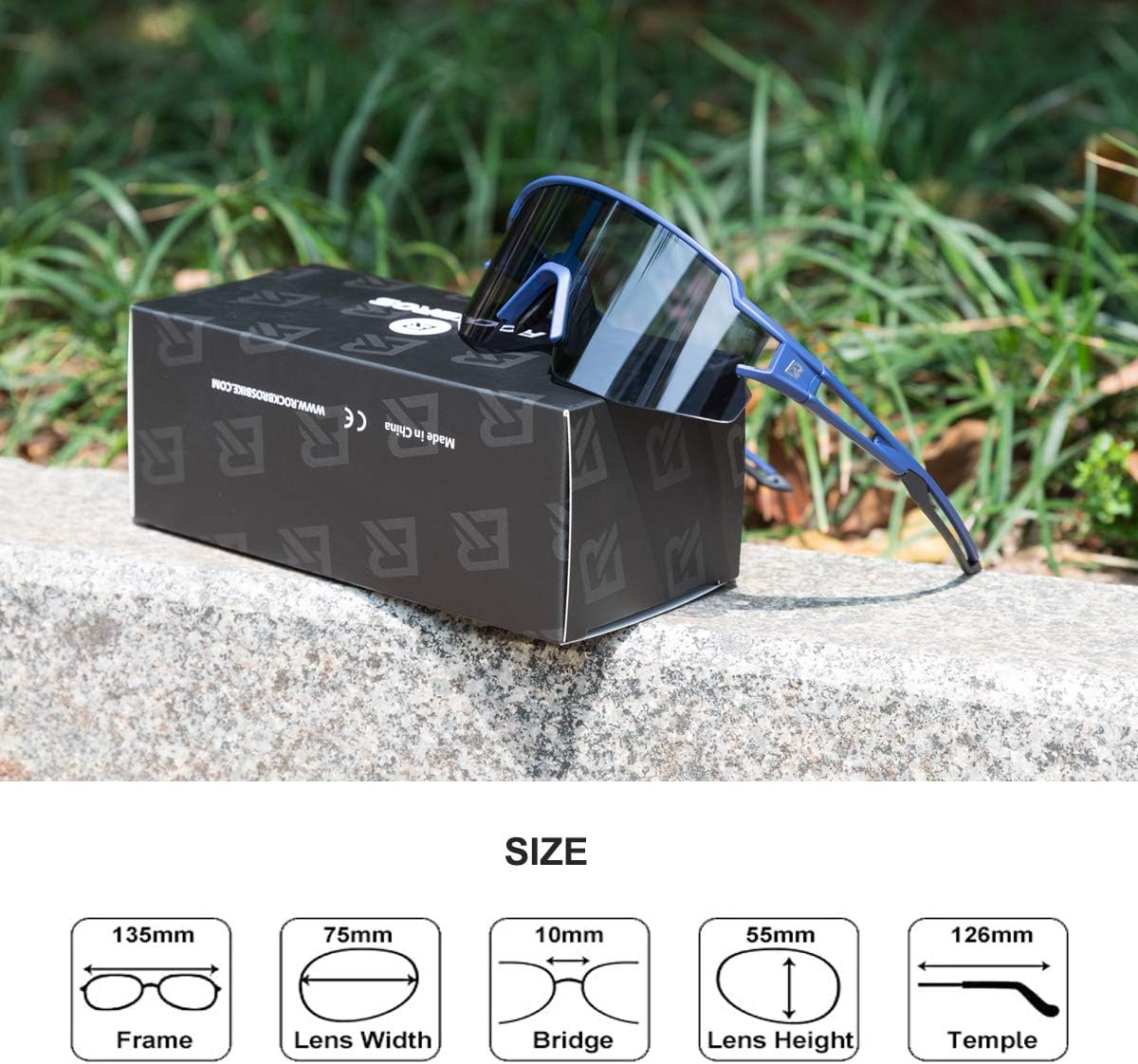 Half Frame Photochromic Sunglasses - Image 37