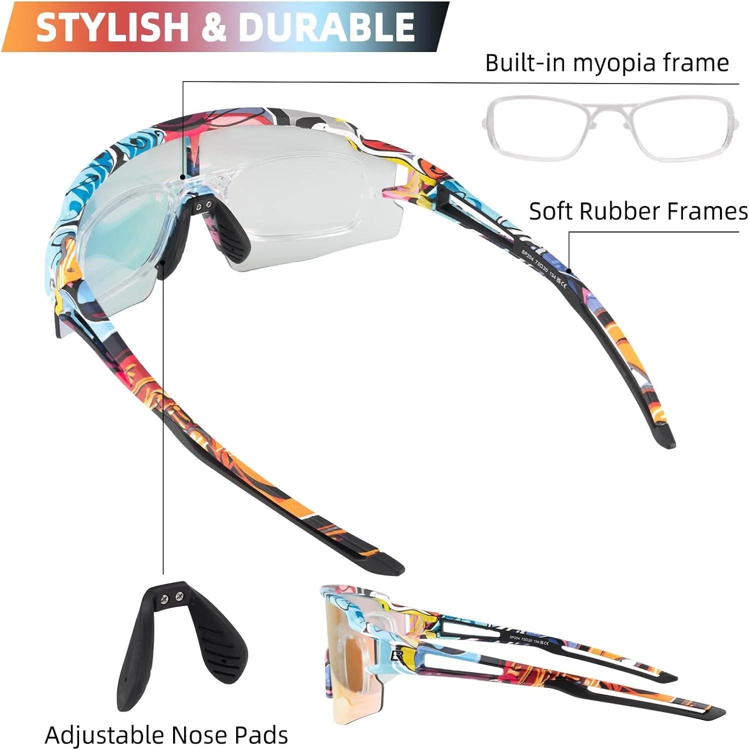 Half Frame Photochromic Sunglasses - Image 59