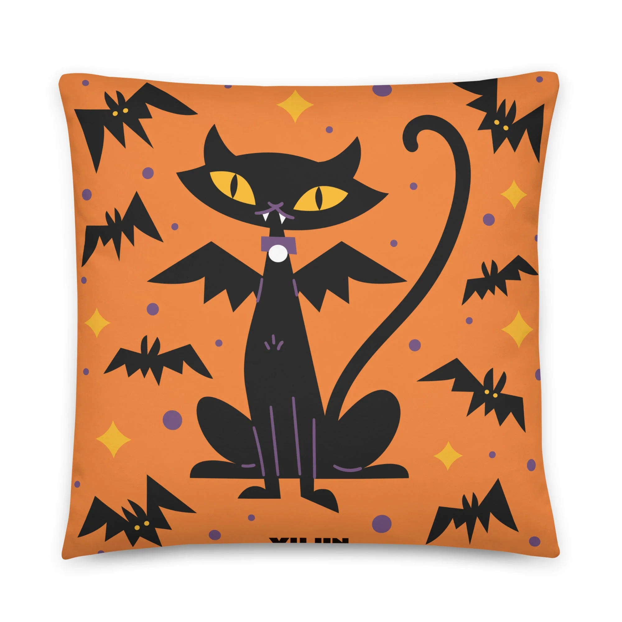 Halloween Cat Pillow - Image 4