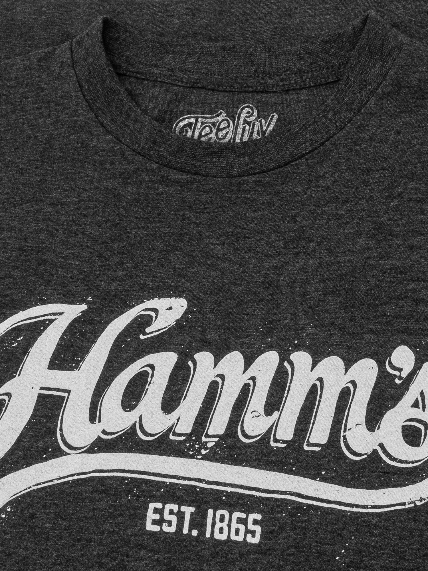 Hamm's Established 1865 White Print T-Shirt - Gray - Image 2