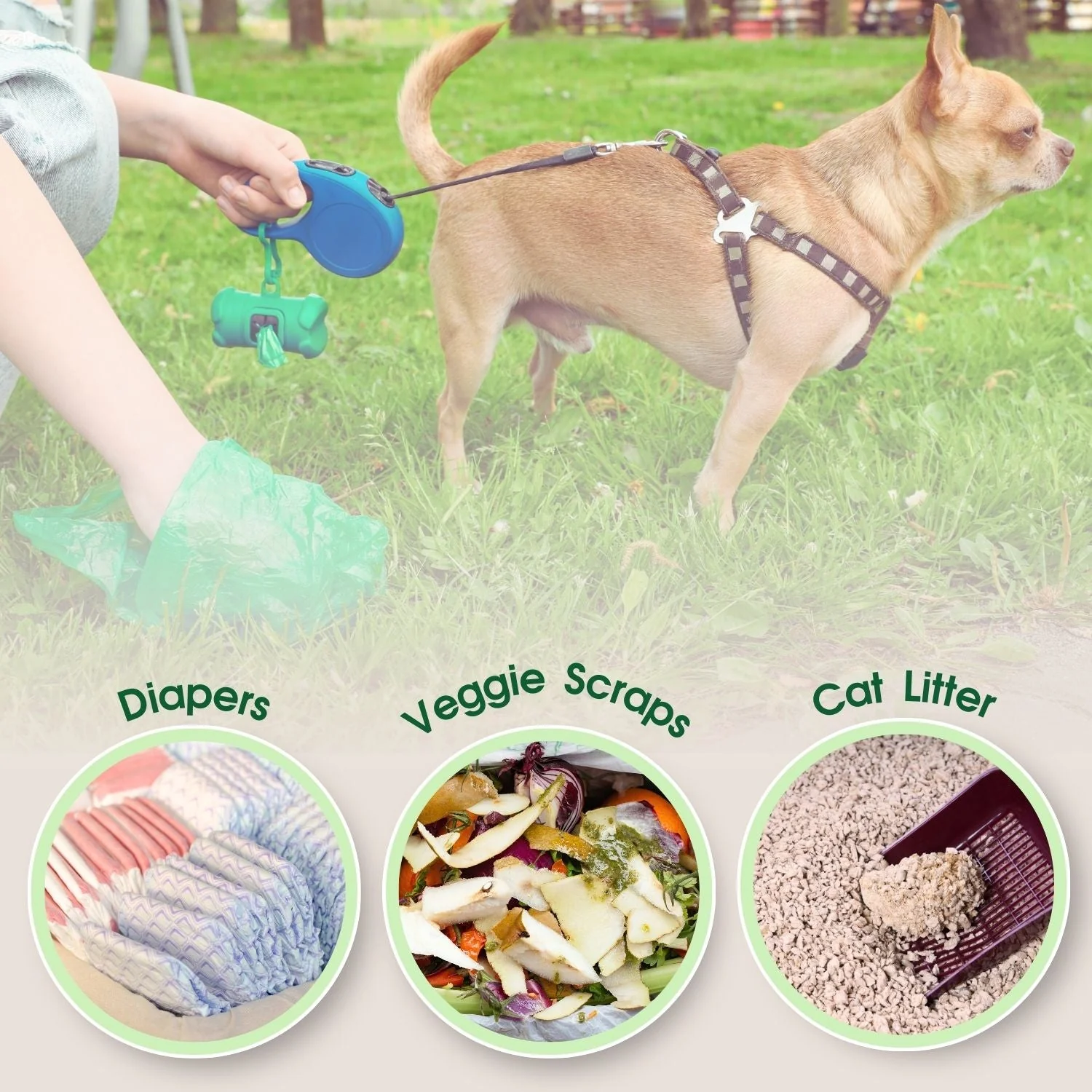 Handle Tie Dog Poop Bags - Image 6
