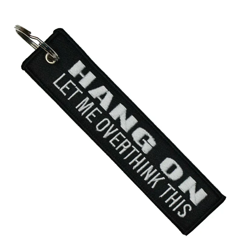 Hang On - Motorcycle Keychain
