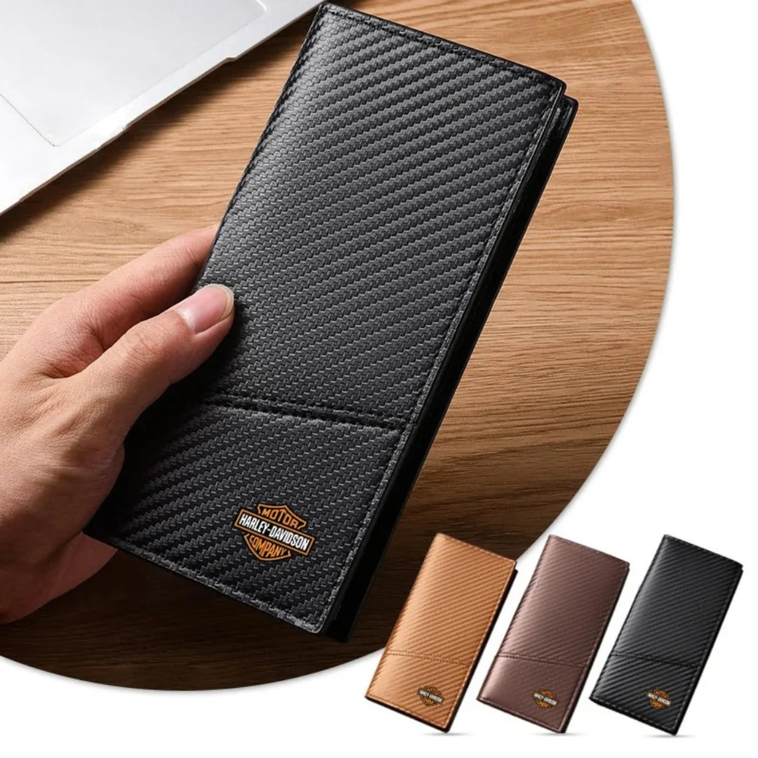 Harley Carbon Shield Long Wallet - Image 5