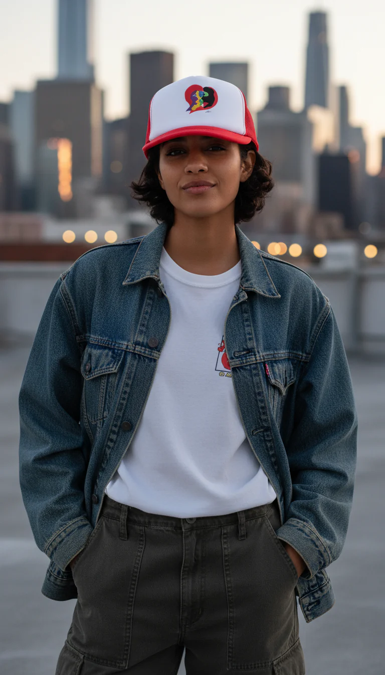 Heart La Mancha Collection Trucker Cap - Image 4