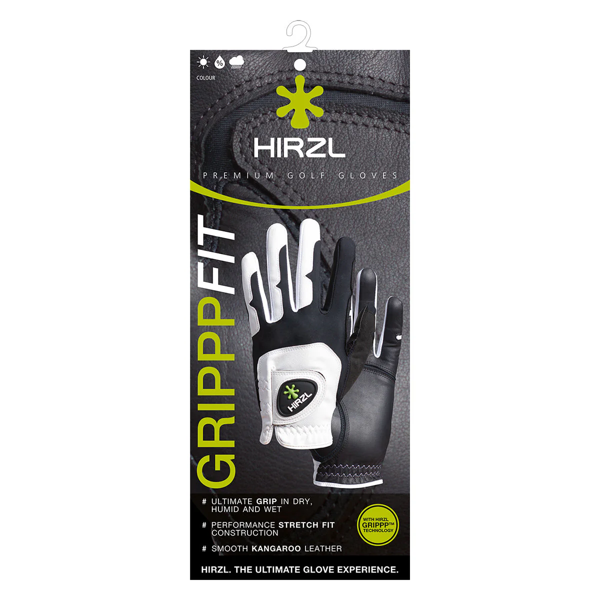 HIRZL Grippp Fit - Golf Gloves - White / Black - Image 14