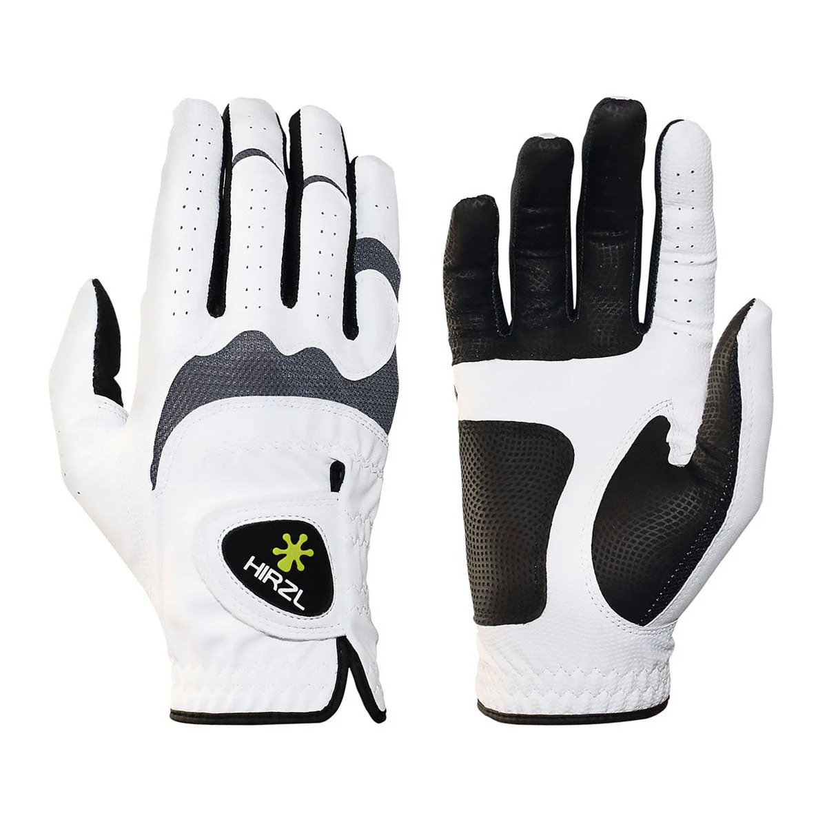 HIRZL Trust Hybrid - Golf Gloves - White / Black - Image 4