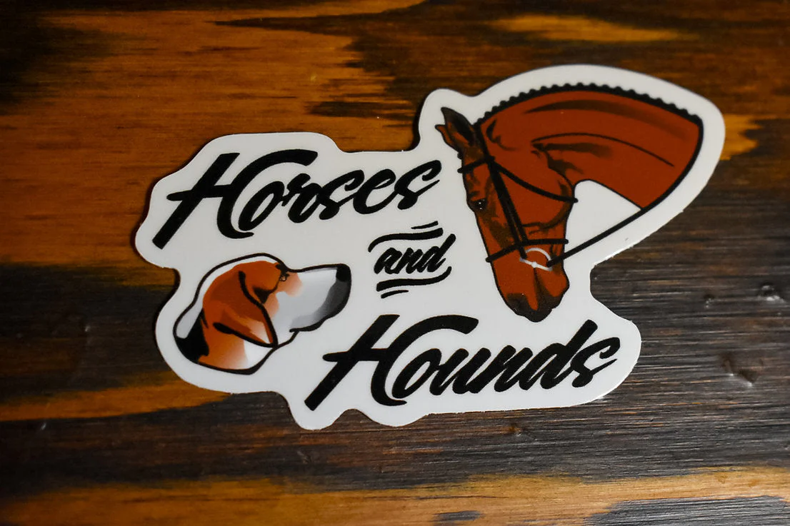 Horses & Hounds Sticker - Image 3