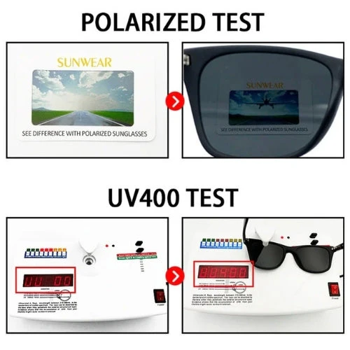Hot Sale Polarized Square Sunglasses – Classic UV400 Driving & Travel Shades for Men and Women - Image 5