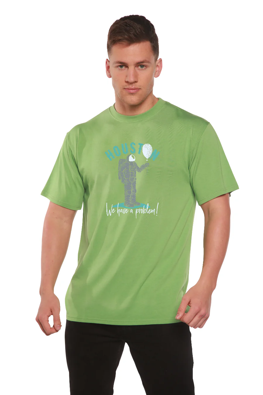 HOUSTON Men's Bamboo Viscose/Organic Cotton Short Sleeve Graphic T-Shirt - Image 7
