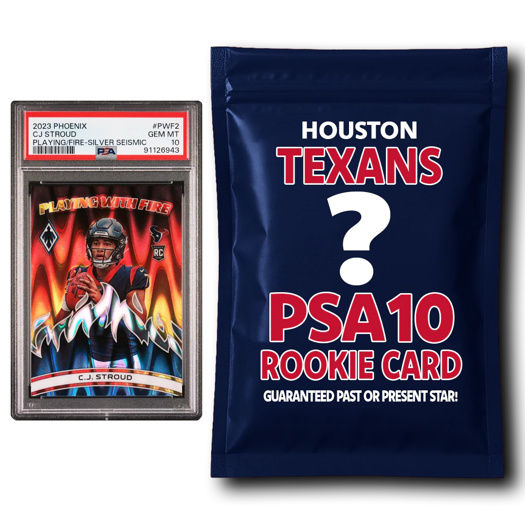 Houston Texans PSA 10 Graded Rookie Card Mystery Pack