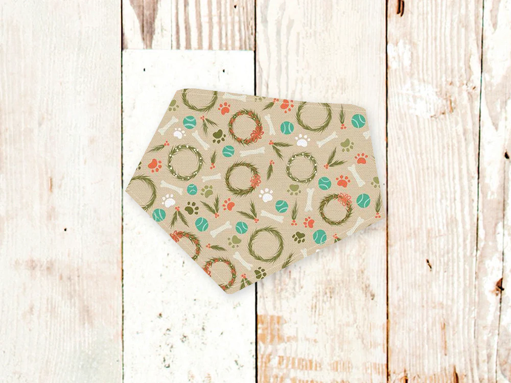 "Howlidays" Dog Bandana