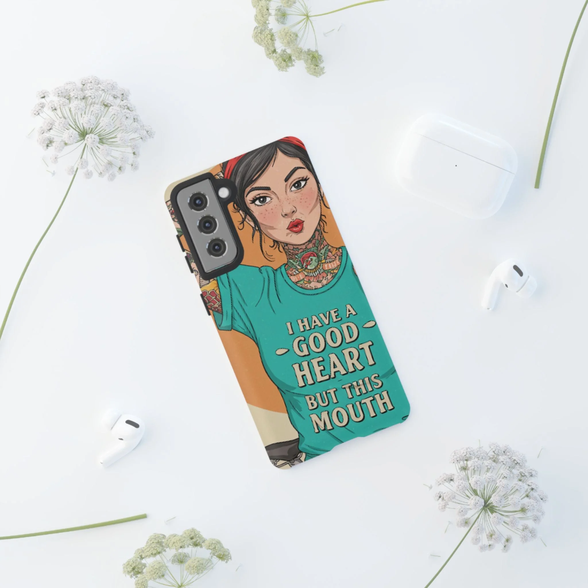 I Have A Good Heart Tough Phone Case - Image 46