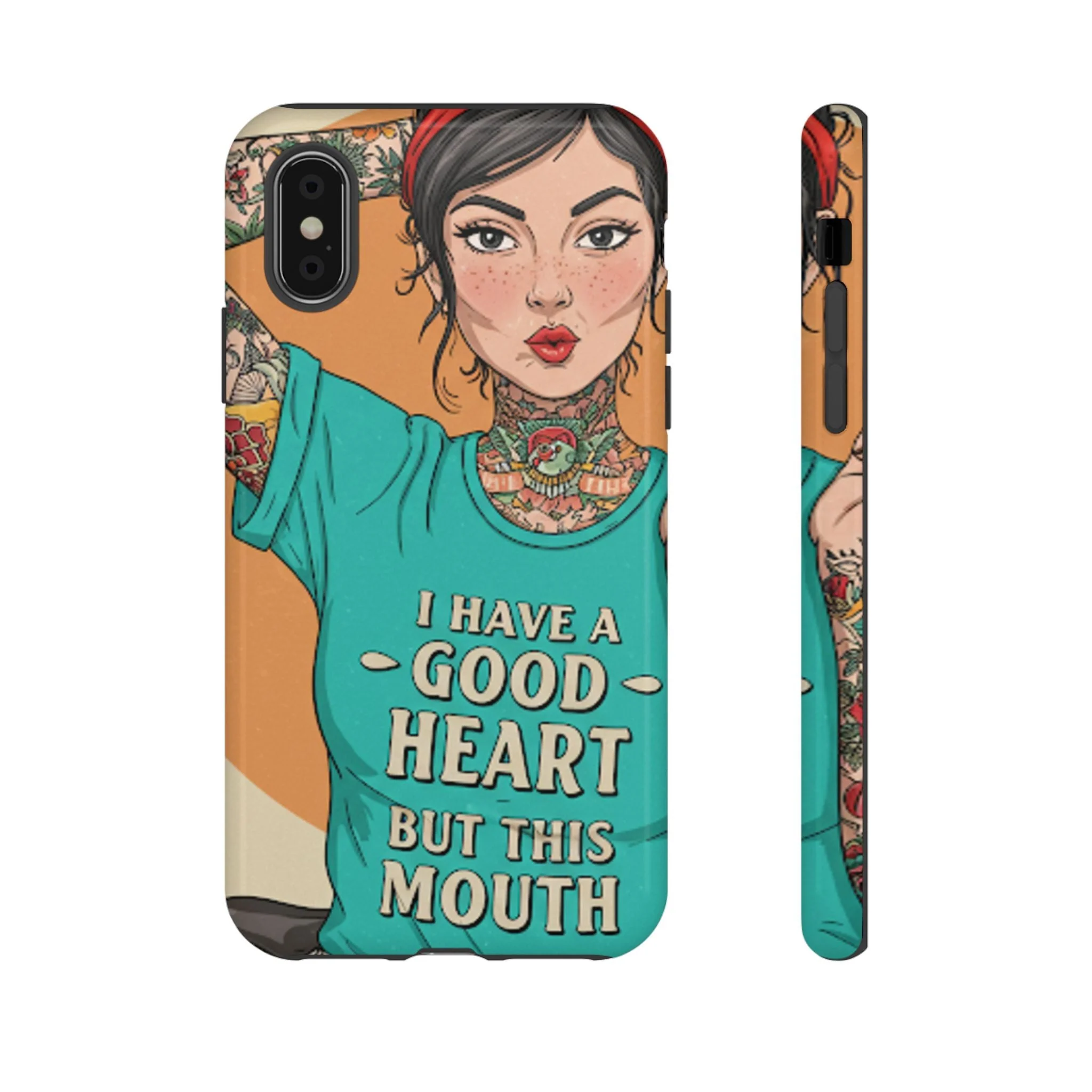 I Have A Good Heart Tough Phone Case - Image 6