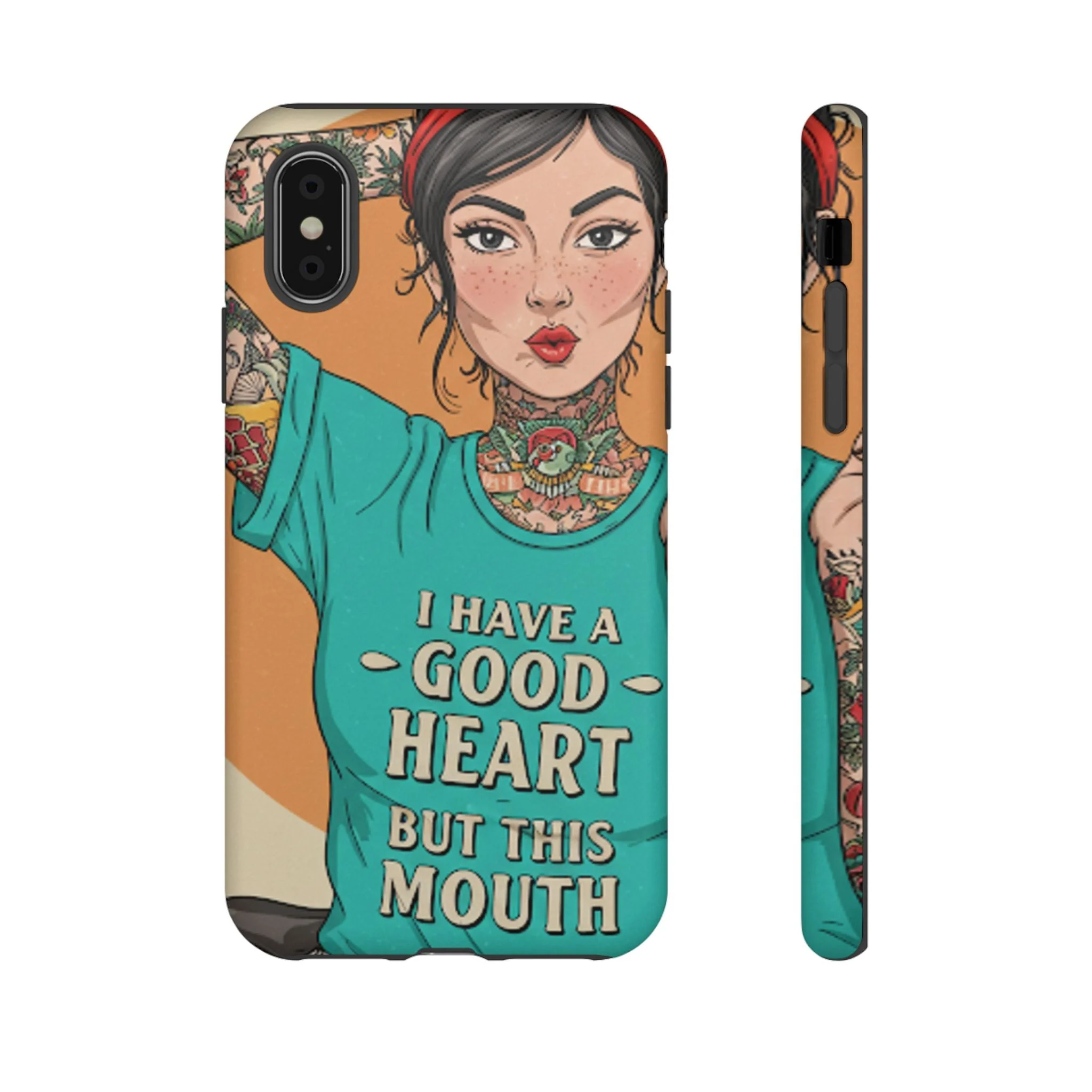 I Have A Good Heart Tough Phone Case - Image 7