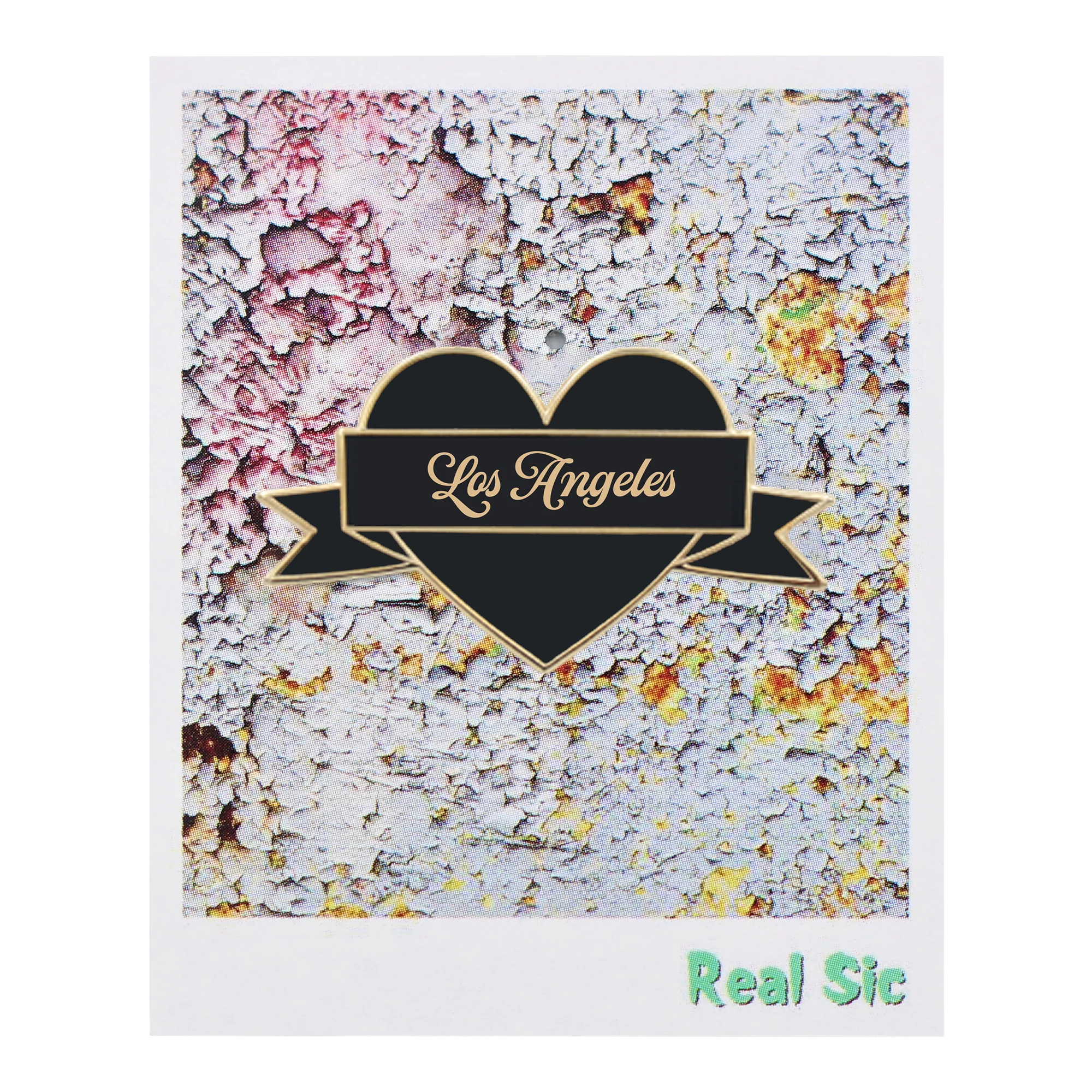 I Heart Los Angeles Enamel Pin β Black & Gold City Pin - Image 3